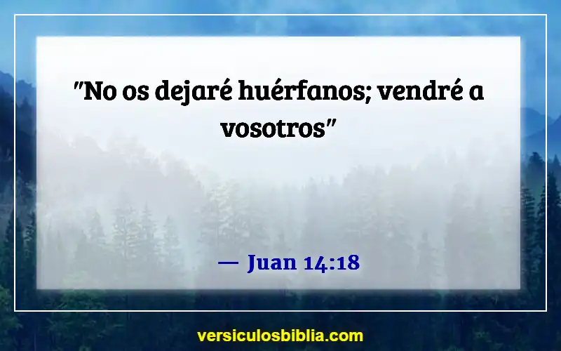 Versículos de la Biblia sobre el abandono infantil (Juan 14:18)