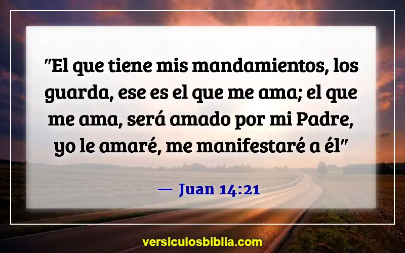 Versículos de la Biblia sobre obedecer a Dios (Juan 14:21)