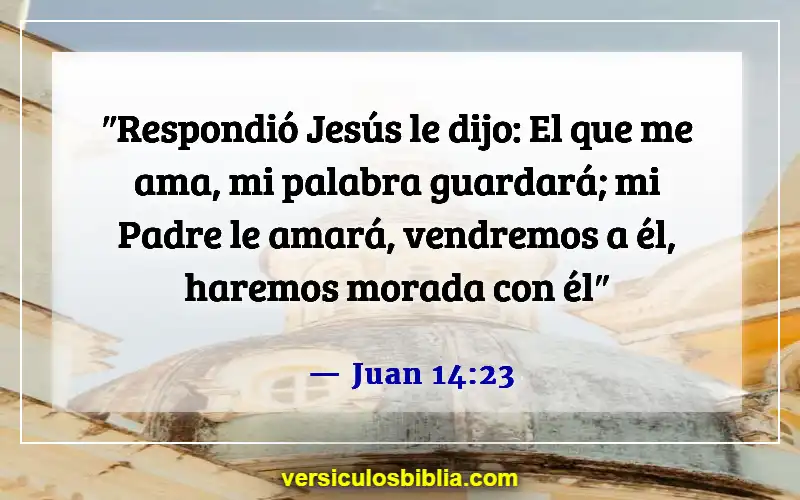 Versículos de la Biblia sobre escuchar a Dios (Juan 14:23)