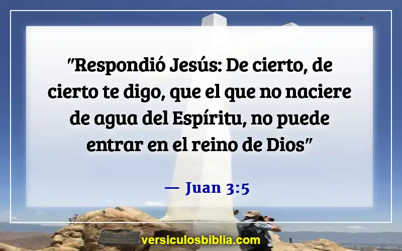 Versículos bíblicos sobre el Reino de Dios (Juan 3:5)