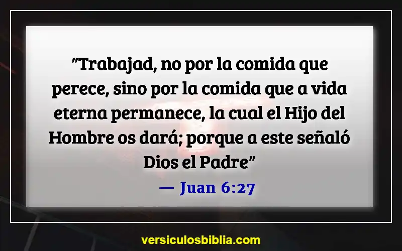 Versículos de la Biblia sobre los dones de Dios (Juan 6:27)