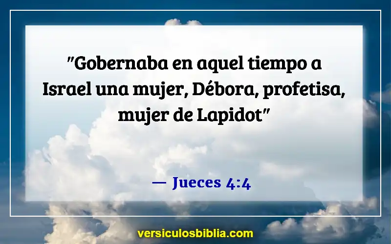 Versículos de la Biblia sobre respetar a las mujeres (Jueces 4:4)