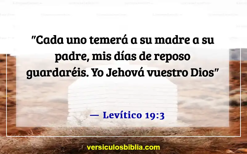 Versículos de la Biblia sobre padres e hijos (Levítico 19:3)