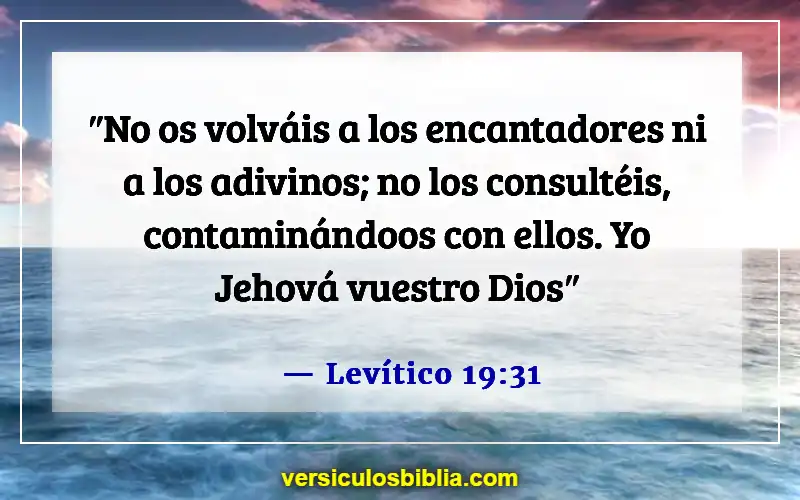 Versículos de la Biblia sobre la caza de fantasmas (Levítico 19:31)