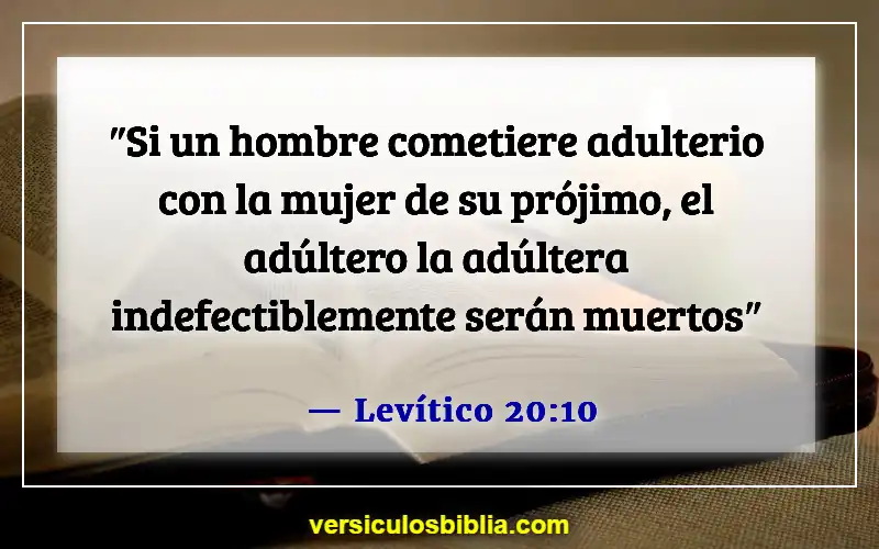 Versículos de la Biblia sobre cometer adulterio (Levítico 20:10)