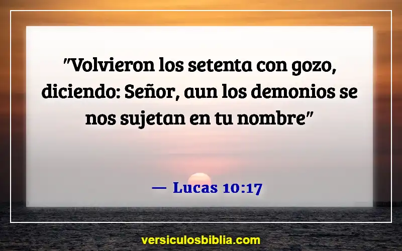 Versículos bíblicos sobre espíritus inmundos (Lucas 10:17)