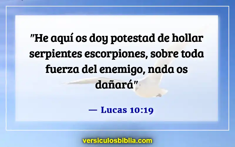 Versículos bíblicos sobre romper maldiciones (Lucas 10:19)