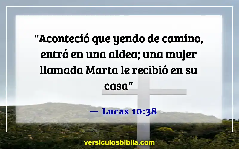 Versículos de la Biblia sobre respetar a las mujeres (Lucas 10:38)