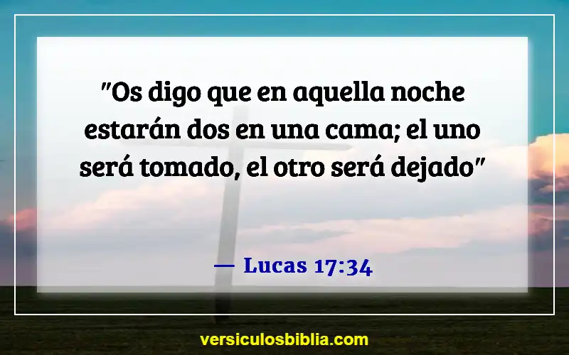 Versículos de la Biblia sobre el Rapto (Lucas 17:34)
