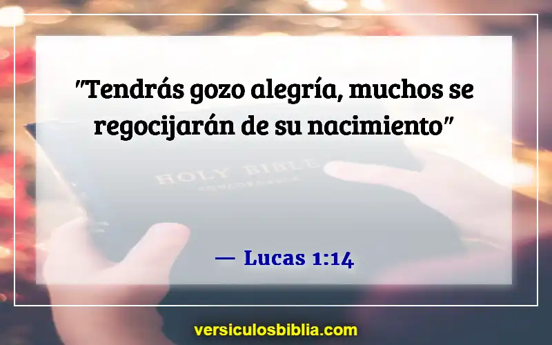 Versículos de la Biblia sobre mujeres estériles (Lucas 1:14)