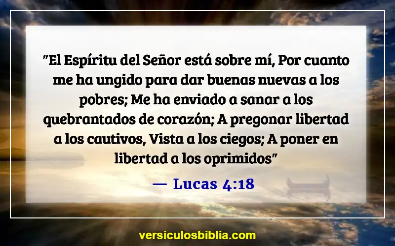 Versículos de la Biblia sobre la libertad en Cristo (Lucas 4:18)