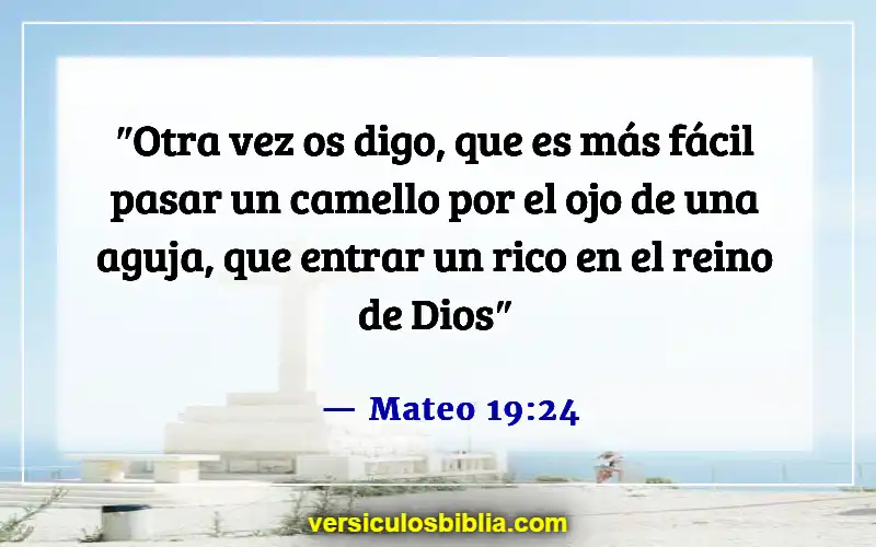 Versículos bíblicos sobre el Reino de Dios (Mateo 19:24)