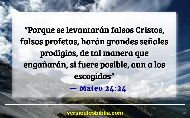 Versículos de la Biblia sobre la caza de fantasmas (Mateo 24:24)