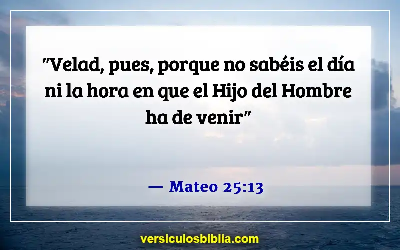 Versículos de la Biblia sobre la novia y el novio (Mateo 25:13)