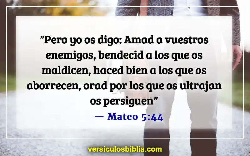 Versículos de la Biblia sobre ofender a las personas (Mateo 5:44)