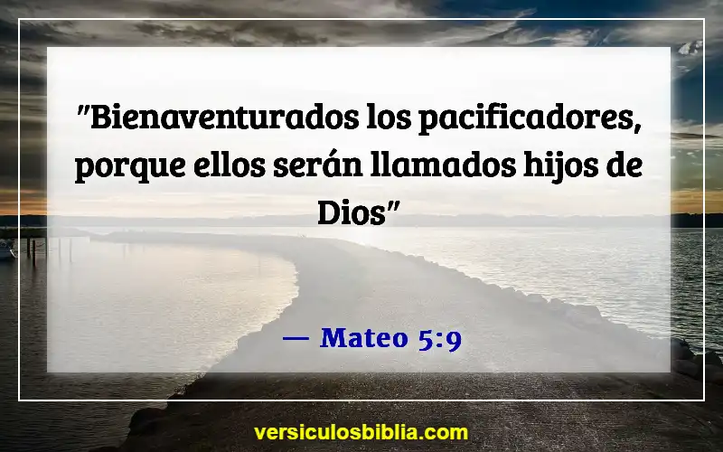 Versículos de la Biblia sobre el abuso en el matrimonio (Mateo 5:9)