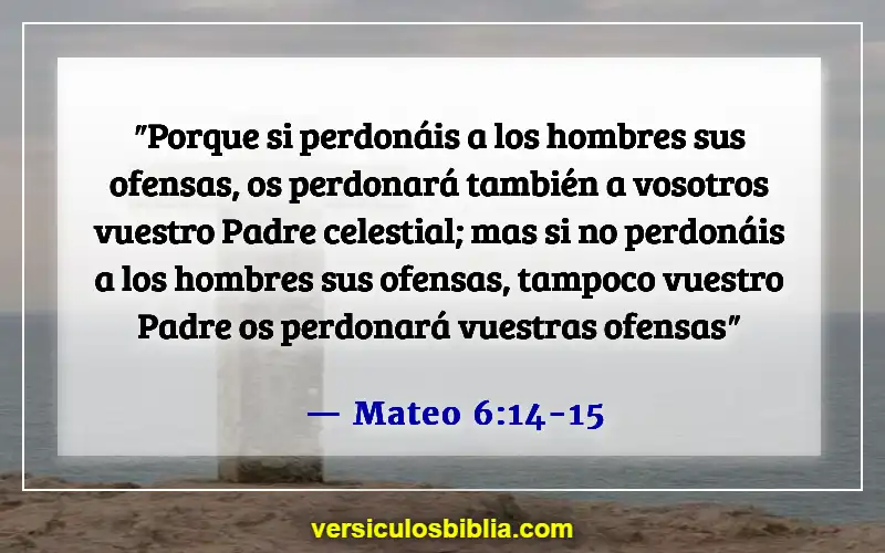 Versículos de la Biblia sobre ofender a las personas (Mateo 6:14-15)