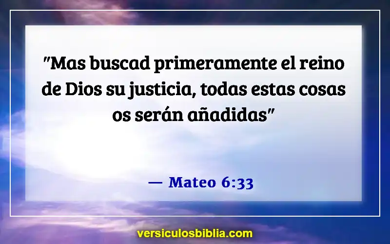 Versículos de la Biblia sobre hacer el mundo mejor (Mateo 6:33)