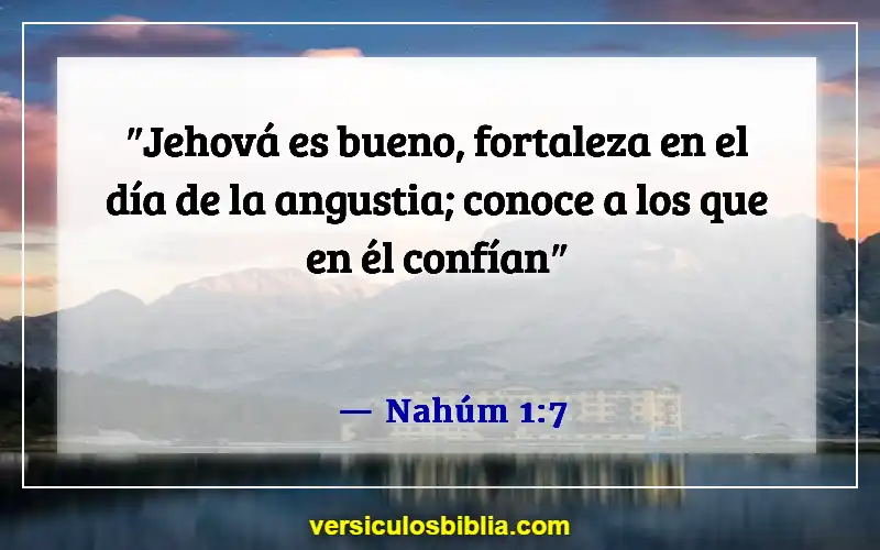 Versículos bíblicos sobre el dolor (Nahúm 1:7)