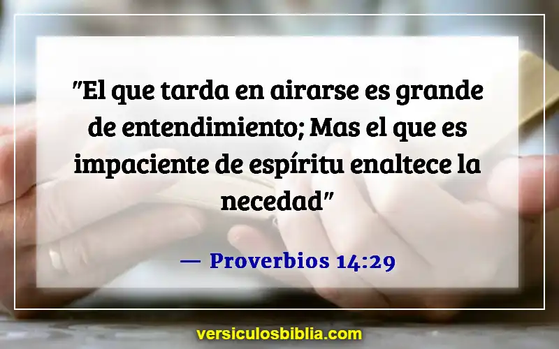 Versículos de la Biblia sobre el abuso en el matrimonio (Proverbios 14:29)