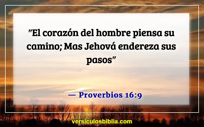 Versículos bíblicos sobre la aventura (Proverbios 16:9)