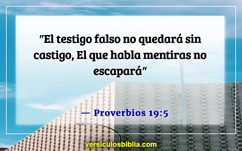 Versículos de la Biblia sobre hacer promesas (Proverbios 19:5)