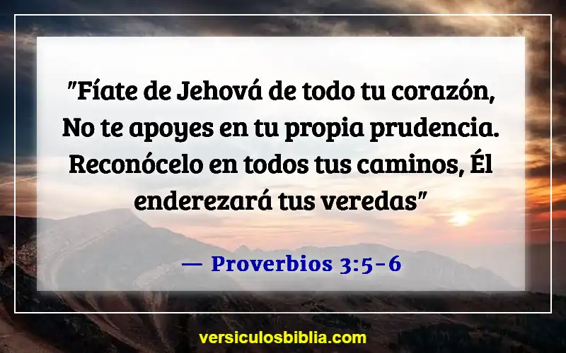 Versículos de la Biblia sobre el hombre como cabeza del hogar (Proverbios 3:5-6)