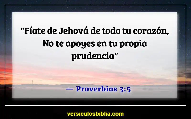 Versículos de la Biblia sobre superar el rechazo (Proverbios 3:5)