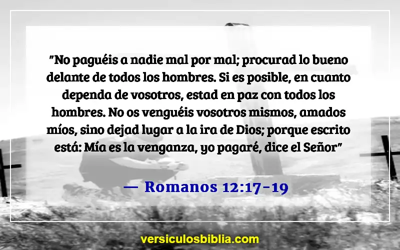 Versículos bíblicos sobre perdonar a las personas (Romanos 12:17-19)