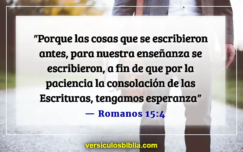 Versículos de la Biblia sobre la inspiración divina (Romanos 15:4)