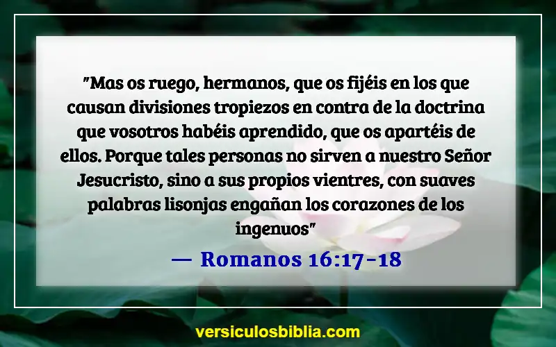 Versículos de la Biblia sobre la caza de fantasmas (Romanos 16:17-18)