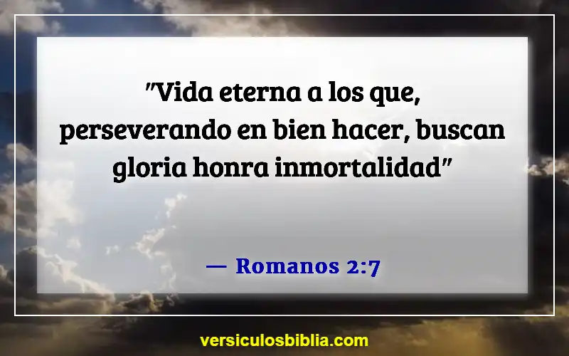 Versículos de la Biblia sobre juzgar por las apariencias (Romanos 2:7)