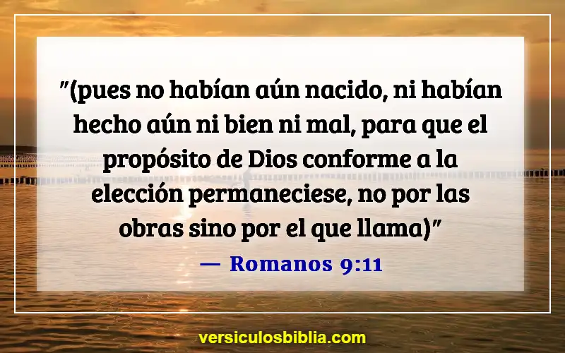 Versículos de la Biblia sobre los Elegidos (Romanos 9:11)