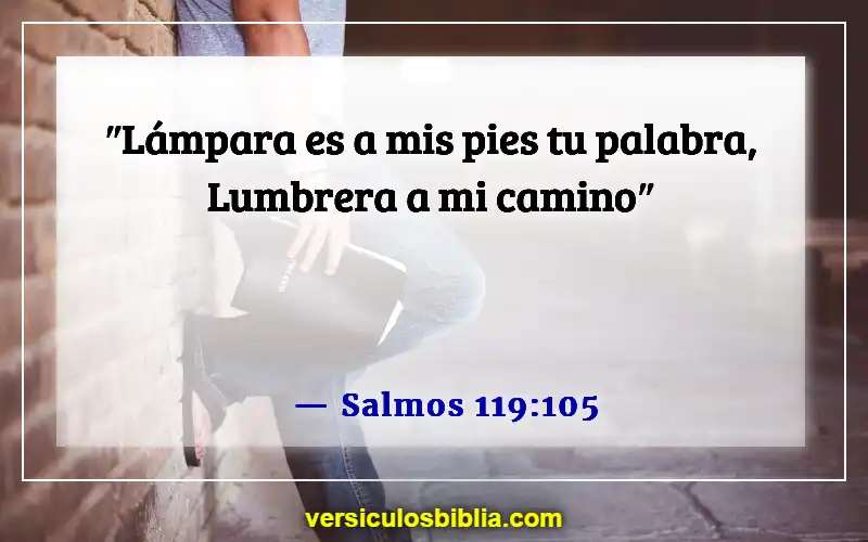 Versículos de la Biblia sobre la inspiración divina (Salmos 119:105)