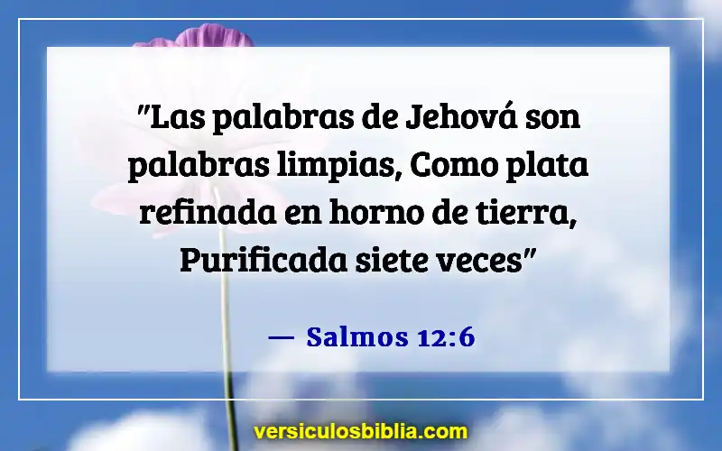 Versículos de la Biblia sobre la inspiración divina (Salmos 12:6)