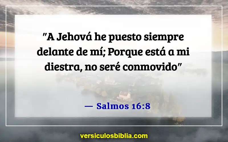 Versículos bíblicos sobre confiar en Dios (Salmos 16:8)