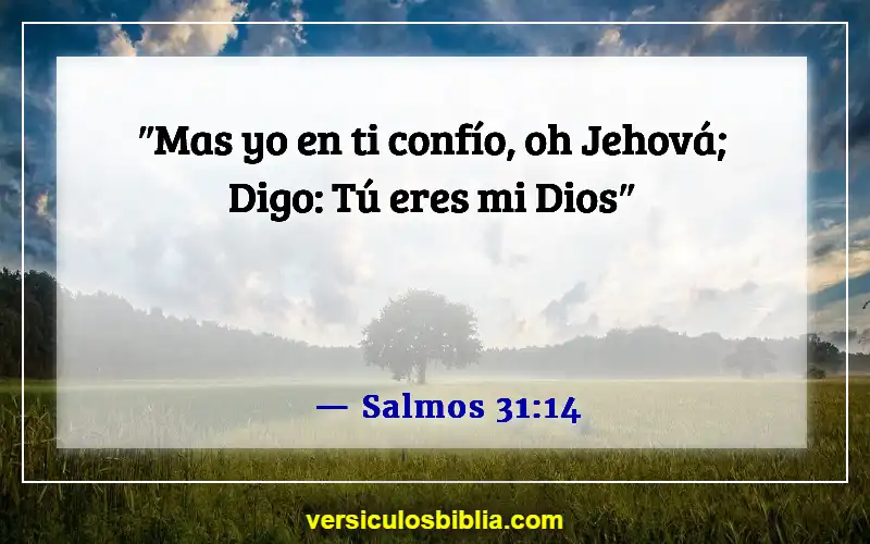 Versículos bíblicos sobre confiar en Dios (Salmos 31:14)