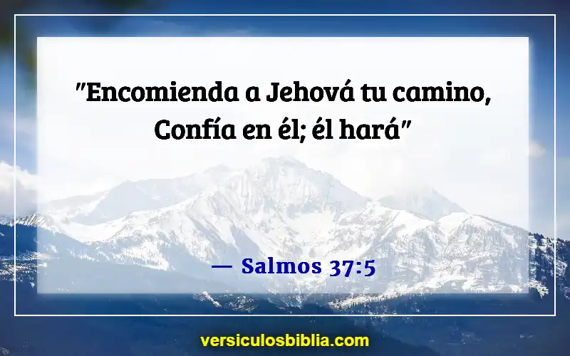 Versículos bíblicos sobre confiar en Dios (Salmos 37:5)