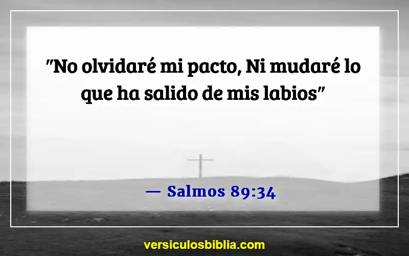 Versículos de la Biblia sobre hacer promesas (Salmos 89:34)