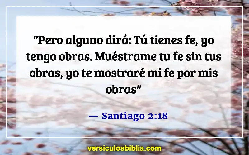 Versículos de la Biblia sobre el trabajo arduo (Santiago 2:18)