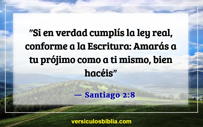 Versículos de la Biblia sobre el afecto (Santiago 2:8)