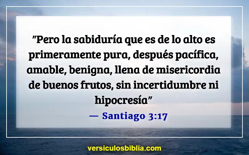 Versículos de la Biblia sobre honrar a los líderes (Santiago 3:17)