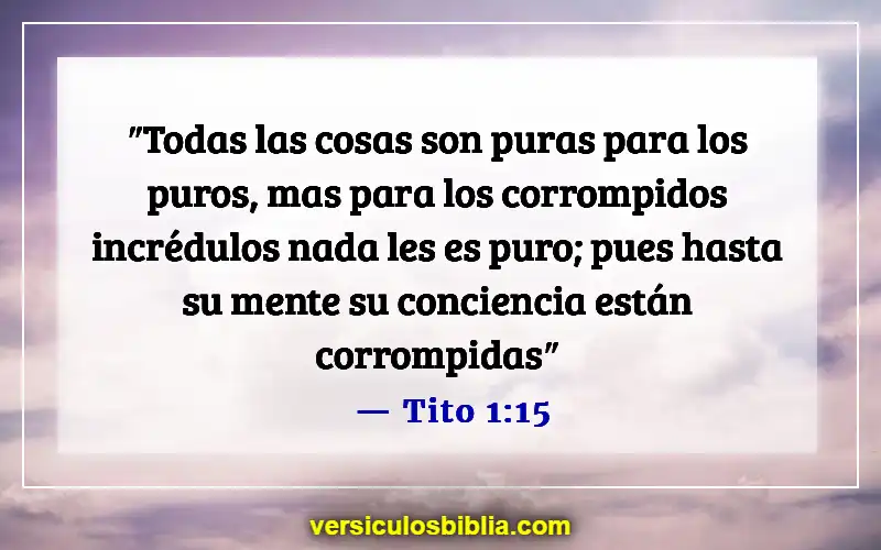 Versículos de la Biblia sobre las calificaciones de un anciano (Tito 1:15)