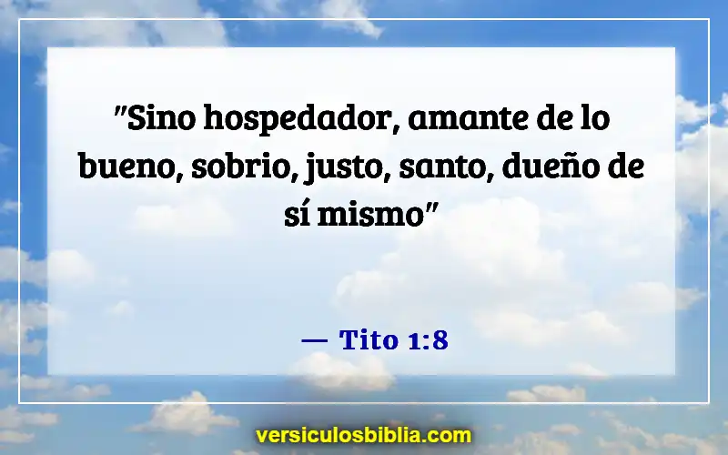 Versículos de la Biblia sobre la hospitalidad (Tito 1:8)