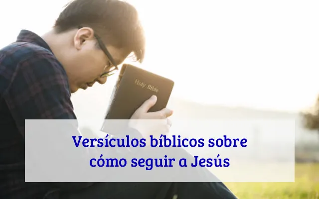 Versículos bíblicos sobre cómo seguir a Jesús