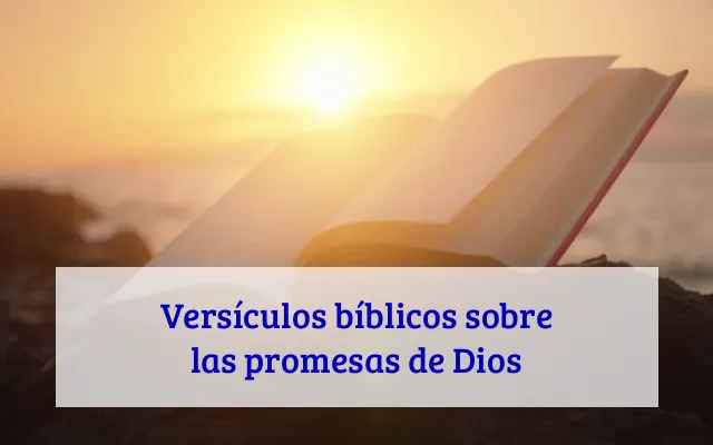 Versículos bíblicos sobre las promesas de Dios