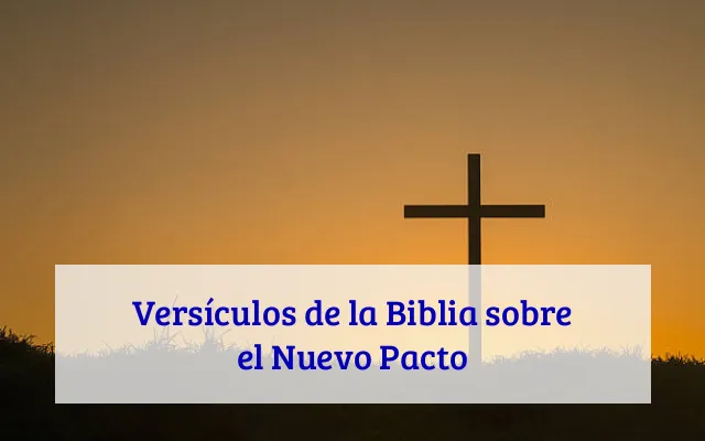 Versículos de la Biblia sobre el Nuevo Pacto