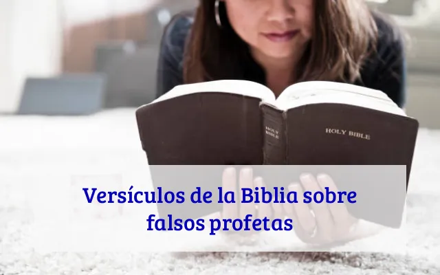 Versículos de la Biblia sobre falsos profetas