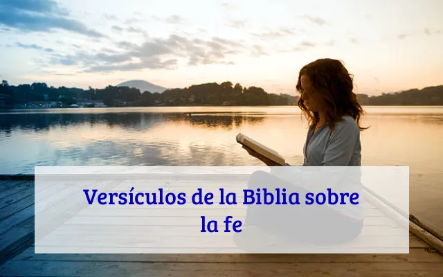 Versículos de la Biblia sobre la fe