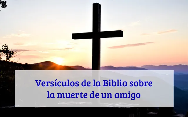 Versículos de la Biblia sobre la muerte de un amigo